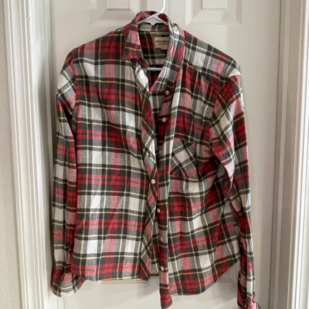 Ralph Lauren Denim Supply Plaid Button-down